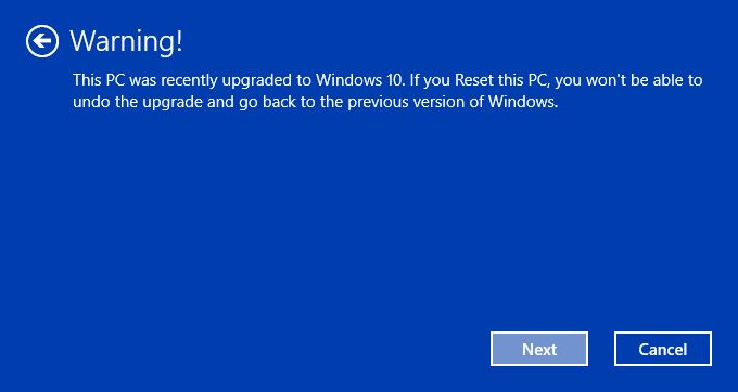 reinstalar o Windows 10 sem afetar as pastas de arquivos pessoais