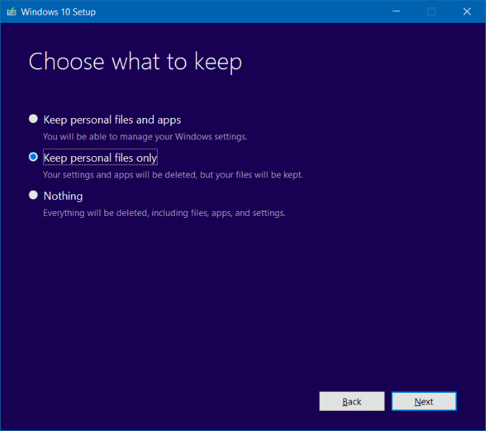 reinstalar o Windows 10 sem perder seus pastas pessoais
