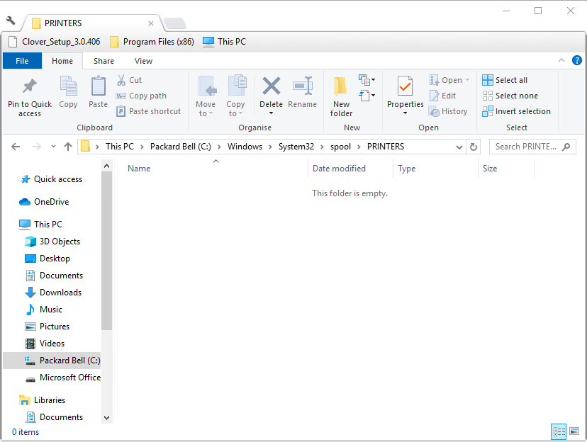 Fehler Drucken unter Windows 10
