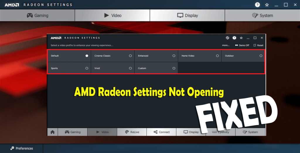 Не запускается amd radeon software windows 10