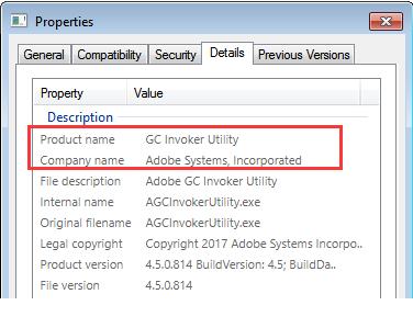 Adobe GC Invoker-Dienstprogramm