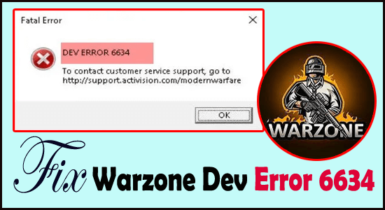 „Dev Error 6634“ in Warzone behoben