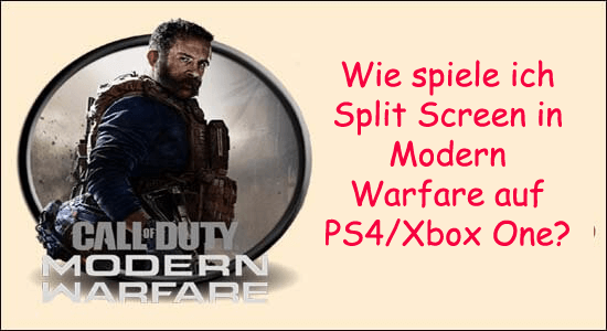 Call of Duty Modern Warfare-Splitscreen