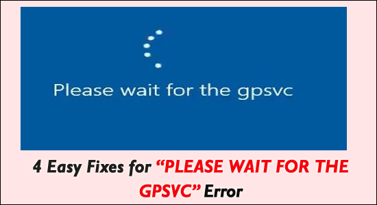 Bitte warten Sie auf die GPSVC