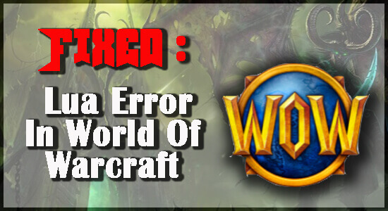Lua-Fehler World of Warcraft