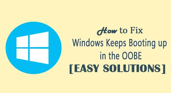 Fix Windows bootet immer wieder in der OOBE