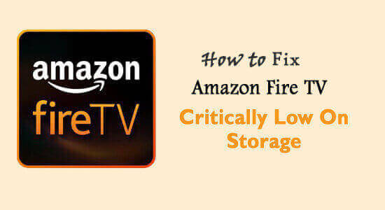 Amazon Fire TV Stick hat kritisch wenig Speicherplatz