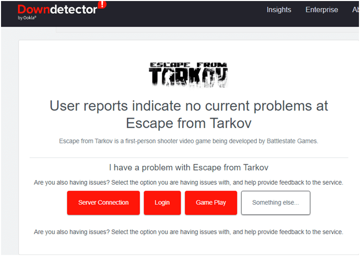 Tarkov-Server-Verbindungsfehler