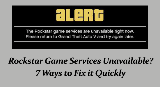 Rockstar-Spieledienste sind nicht verfügbar